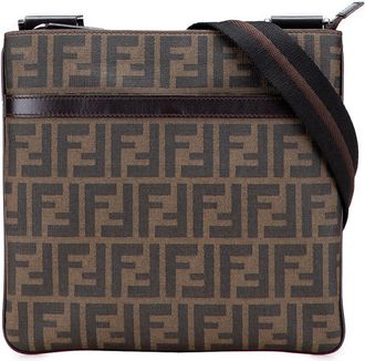 Fendi Pre-owned Fendi Zucca Coated Canvas Crossbody Ladies 7VA348