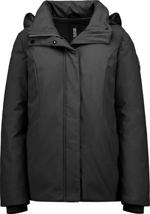 Bomboogie Chaqueta Cortavientos e Impermeable de Dos Tejidos - Jackets - Mujer - Negro - 2XL