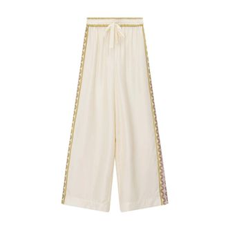 Zimmermann Wide Trousers, female, Beige, Size: XS Wide Trousers