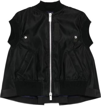 sacai Mujer, Chaquetas, Negro, Talla: S