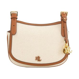 Ralph Lauren Tassen, Dames, Bruin, ONE Size, Leer, Marcy Crossbodytas