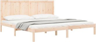 vidaXL Bed Frame without Mattress 200x200 cm Solid Wood Pine Vidaxl