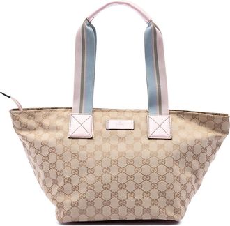Gucci Pre-owned Gucci GG Canvas Web Tote Ladies OAVZDD083WI6W4IY