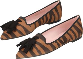 Pretty Ballerinas Womens Ella Flats In Tiger