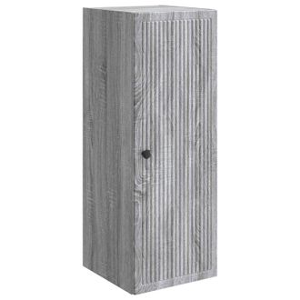 vidaXL Armario De Pared Sonoma Gris 33 X 34,5 X 90 Cm Vidaxl
