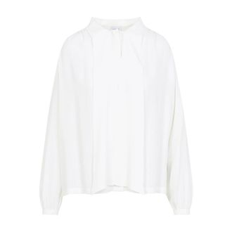 Giambattista Valli Elegante bloemenblouse - Dames - Blouses - Wit - M - Overhemden