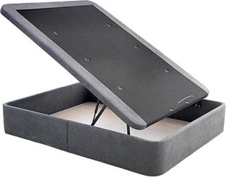 Colchones Aznar Canape Abatible Tela Con Tapa Marco 3d Altura 36 Cm 150x190 Cm - Antracita - Si