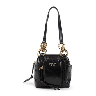 Prada Black Mini Prada Dangle Handbag