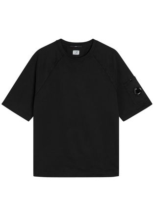 C.P. Company Logo Cotton T-shirt - Black - XL