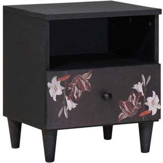 vidaXL Bedside Table Brown 40 x 33 x 46 cm Solid Mango Wood vidaXL