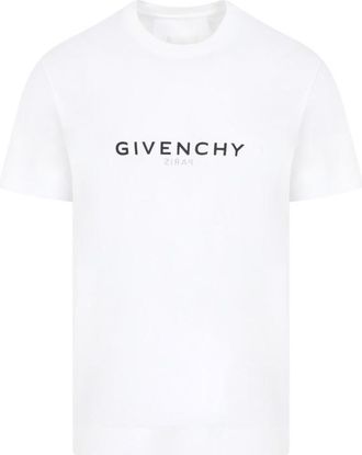 Givenchy White Round Neck T-Shirt