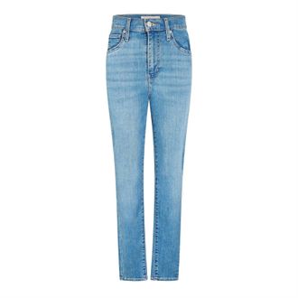 Levi's Womens Levis High Super Skinny Jeans in Ontario Mth Clb - Blue - Size 25W/30L