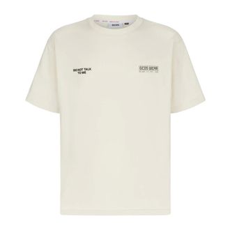 GCDS Gcds, Heren, Tops, Wit, Maat: 2XL Katoen