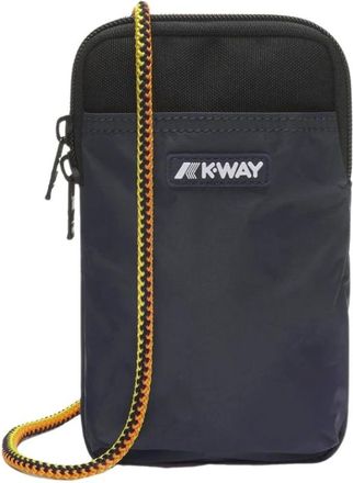 K-Way Vitree Telefoonhouder - unisex - Tassen - Blauw - Maat: ONE Size Nylon