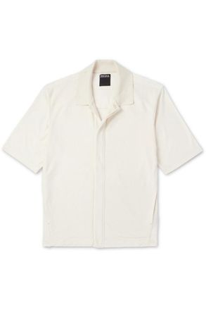 Ermenegildo Zegna Cotton and Silk-Blend Terry Shirt