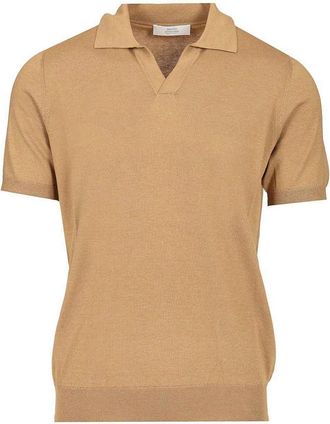 Mauro Ottaviani Knitted Jersey Polo Shirt