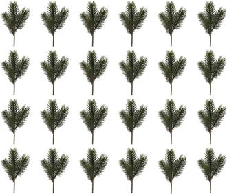 Creativ Green Winterliche Kunstpflanze »Weihnachtsdeko« Zweig benadelt, 24 Stück im Set