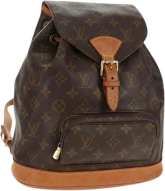 Louis Vuitton Pre-owned Backpacks, female, Brown, Size: ONE SIZE Pre-owned Vintage Backpack