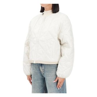 Calvin Klein Dames, Jassen, Wit, Maat: XS Polyamide