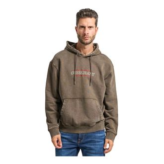 Guess Uomo, Felpe, Marrone, XL, new