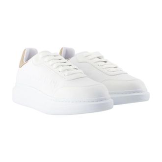 Alexander McQueen Oversized Leather Sneaker - White