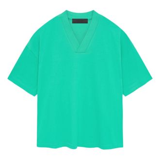 Fear of God SS24 V Neck T-Shirt Mint Leaf 125SP244212F