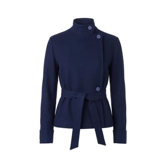 Ni&ugrave; Giacca con cintura - - Jackets - Donna - Blu - M