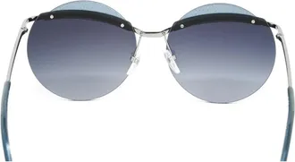 Marc Jacobs Womens Marc 102-S Round Sunglasses Blue Accessories > Jewelry