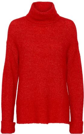 Part Two Leahs PW PU Strik - Dames - Coltruien - Rood - L - Truien & Vesten