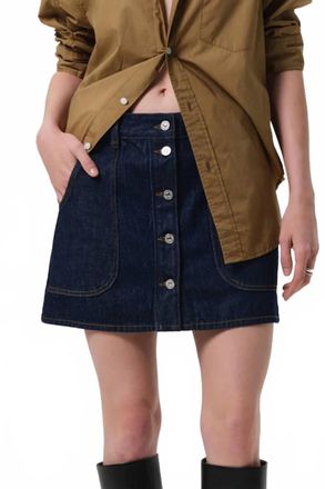 Citizens Of Humanity Curved Pocket Mini Skirt In Amherst