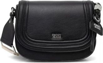 DKNY Crossbody Tas - Dames - Schoudertassen - Zwart - ONE Size - Leer - Tassen