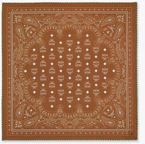 MCM Paisley Cotton-Silk Scarf in Cognac at Nordstrom