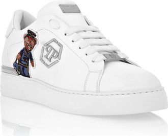 Philipp Plein Low Top Sneakers Teddy Doorman Unisex in White at Nordstrom, Size 35