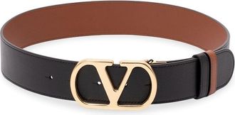 Valentino Garavani Vlogo Signature Buckle Belt