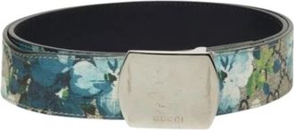 Gucci Pre-owned Canvas Belt - Dames - Vintage Accessoires - Veelkleurig - ONE Size - Leer - Vintage