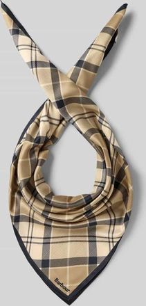 Barbour Tuch mit Gitterkaro Muster Modell KINSALE in Beige, Gr&ouml;&szlig;e 1