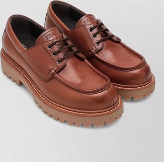Prada leather derby shoes
