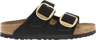 Birkenstock Arizona Leather Slipper With Large Buckle