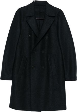 Harris Wharf London Double-Breasted Tailored Coat In Virgin Wool
