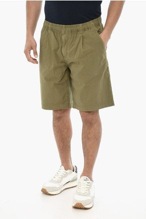 Woolrich Lightweight Cotton Shorts With 1 Pleat And Elastic Waist size Xxl