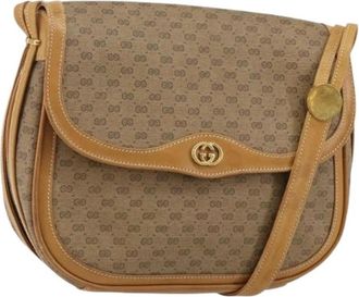 Gucci Pre-owned Cross Body Bag - Dames - Vintage Schoudertas - Beige - ONE Size - Vintage