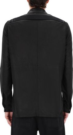 Rick Owens 100% Leather Jacket - Black