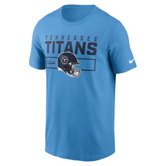 Nike Tennessee Titans Helmet Essential Nike Mens NFL T-Shirt in Blue | N1994AI8F-LQC