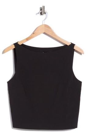 Theory Boat Neck Sleeveless Shell in Black at Nordstrom Rack, Size 00