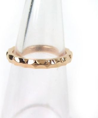 Louis Vuitton Pink Gold Pink Gold (18K) Band Ring (Pre-Owned)