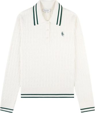 Sporty & Rich Polo a righe - Toni neutri