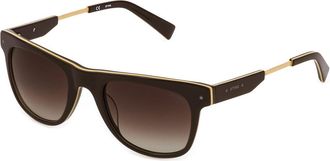 Sting SST383 0AAH Mens Sunglasses Brown Size 51
