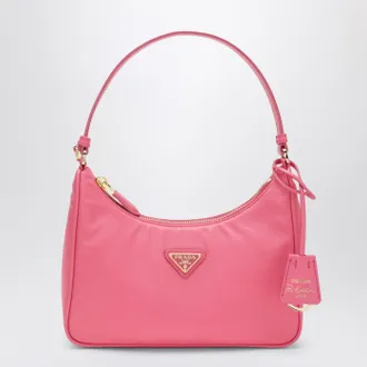 Prada Re-Edition 2005 mini bag in pink Re-Nylon and Saffiano leather