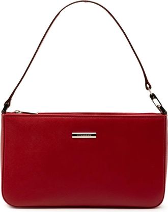 Burberry Borsa a spalla in pelle 2000-2017 - Rosso