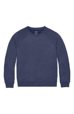 primary Adult Cozy Fleece Sweatshirt in Heather Navy at Nordstrom, Size Xx-Large